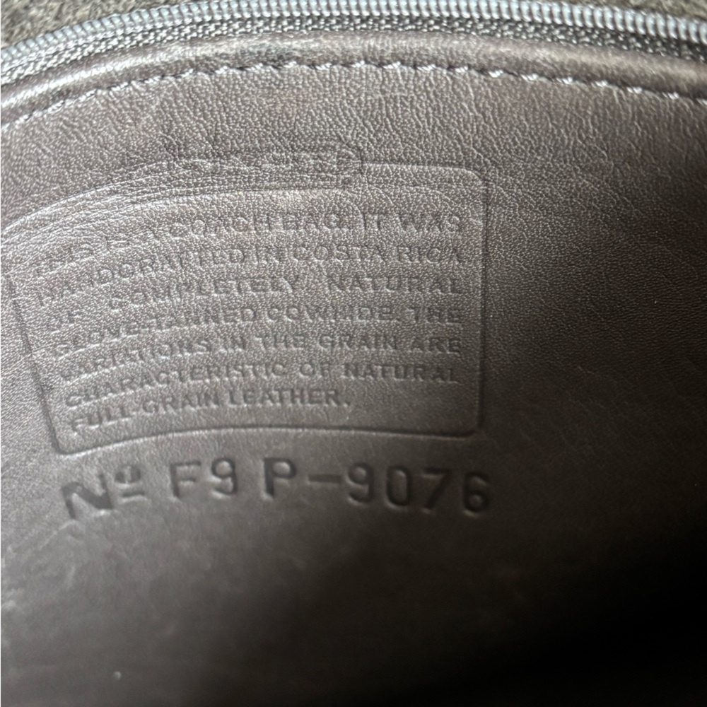 Vintage Grey Coach 9076 Companion Flap Bag - Picture 10 of 10